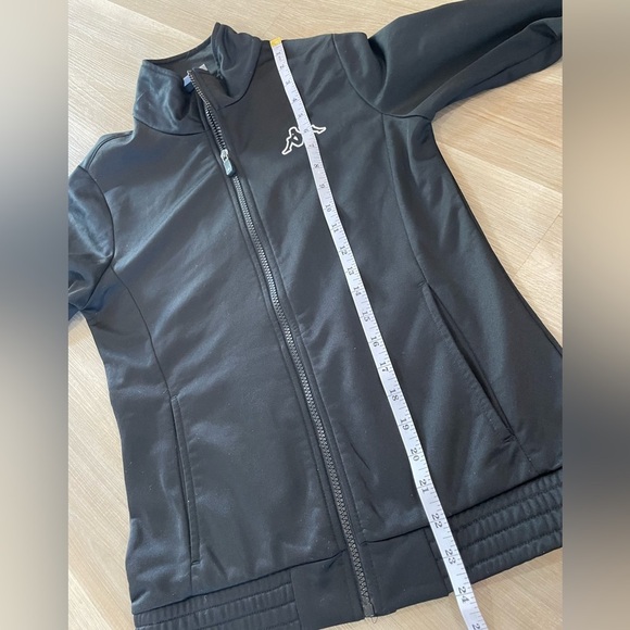 KAPPA Zip Up Black Jacket Size Small - Picture 9 of 10